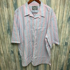 BRUNO Men’s Big & Tall Shirt sz 4XL-T Linen Blend